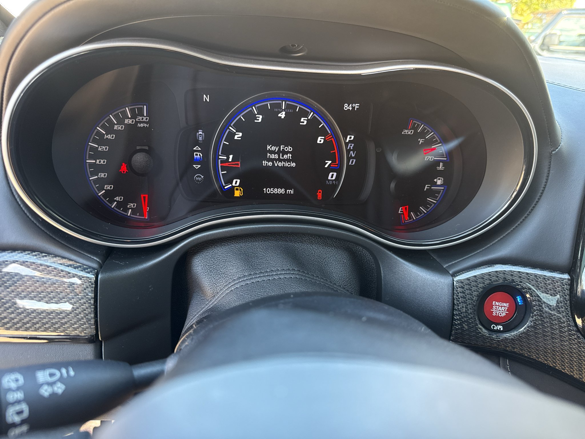 Used 2020 Diamond Black Crystal Pearlcoat Jeep Trackhawk image 9