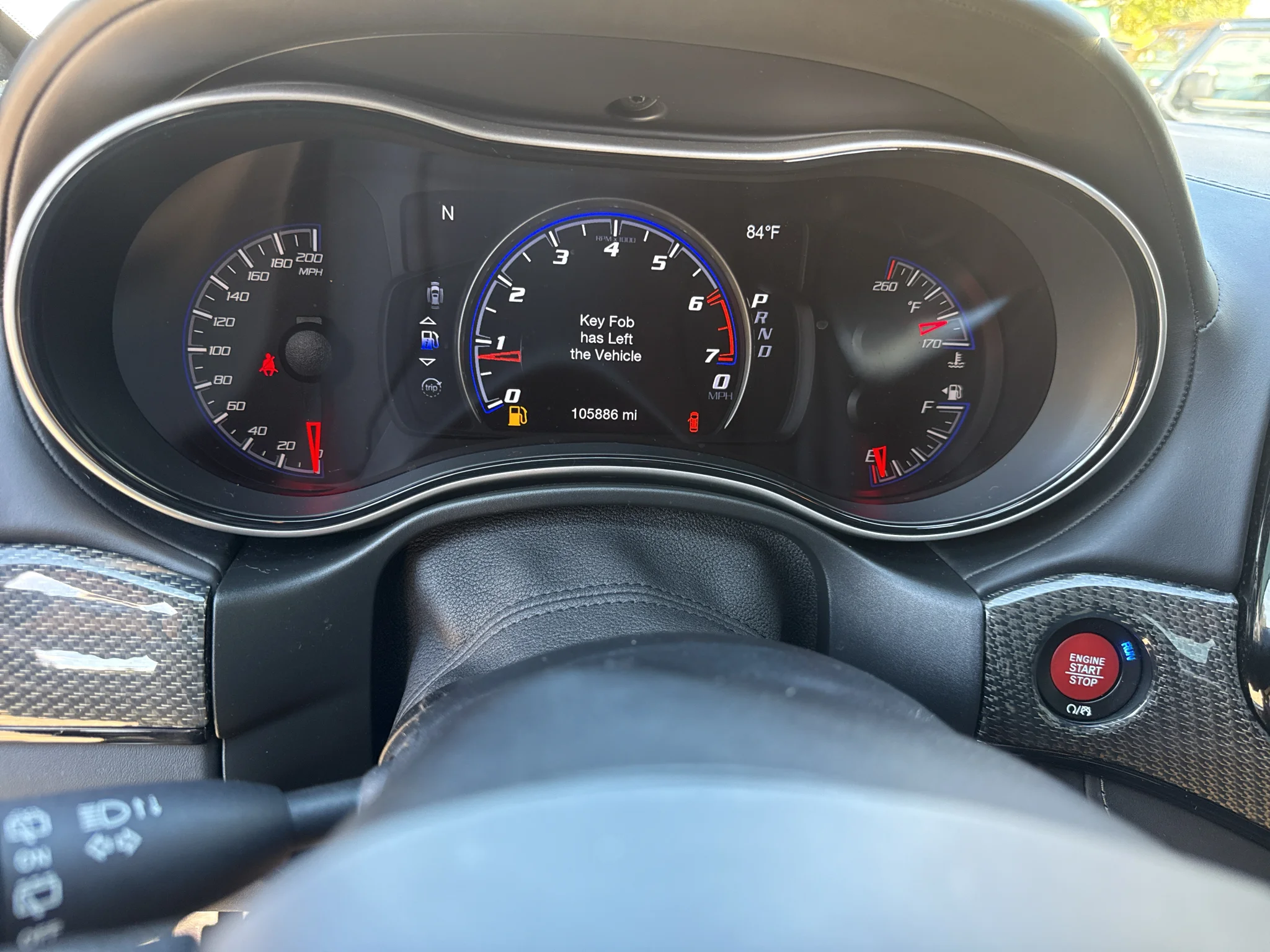 Used 2020 Diamond Black Crystal Pearlcoat Jeep Trackhawk image 9