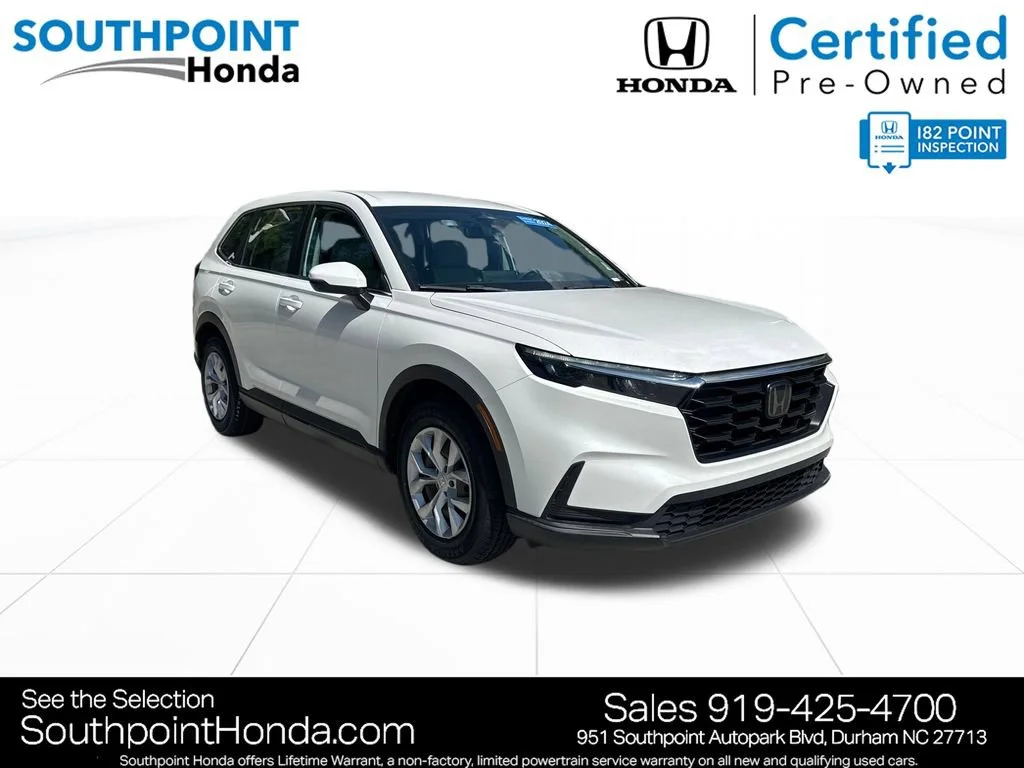 Certified Used 2024 Platinum White Pearl Honda 1.5T 2WD LX image 37