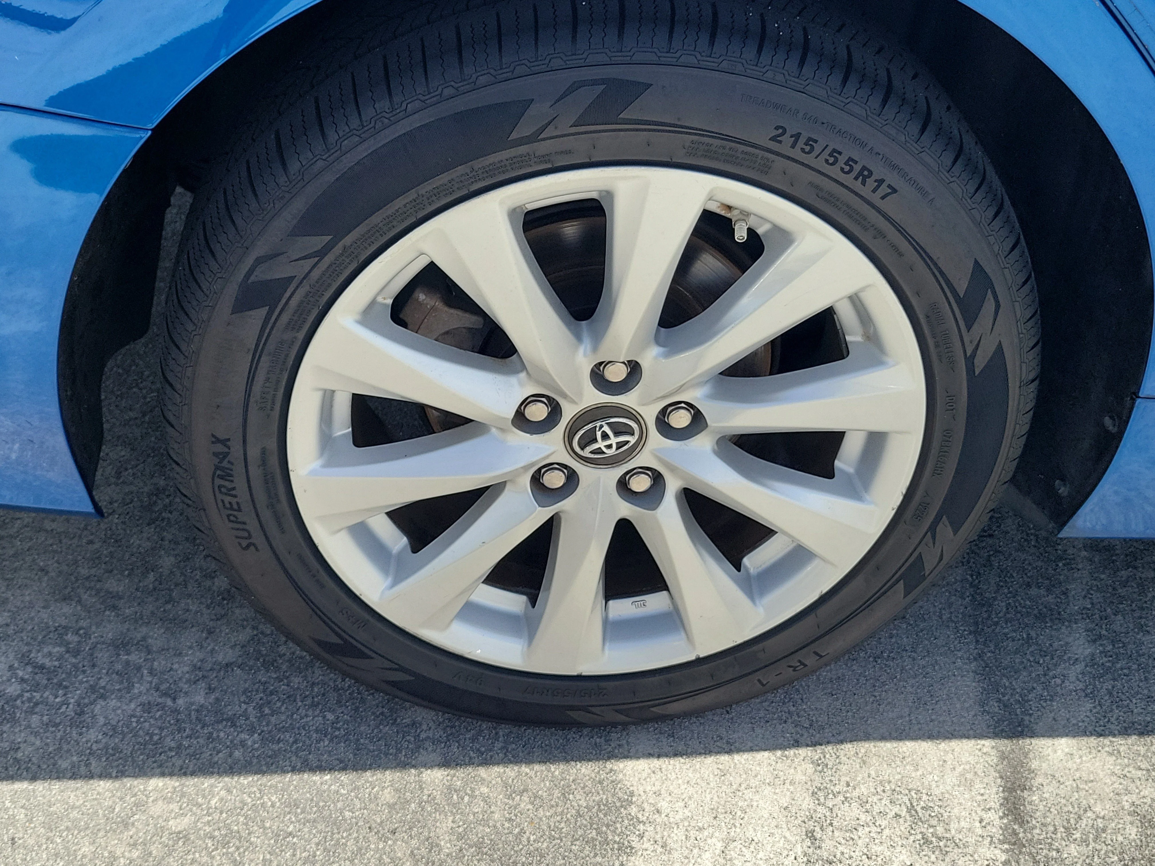 Used 2019 Blue Streak Metallic Toyota LE image 7