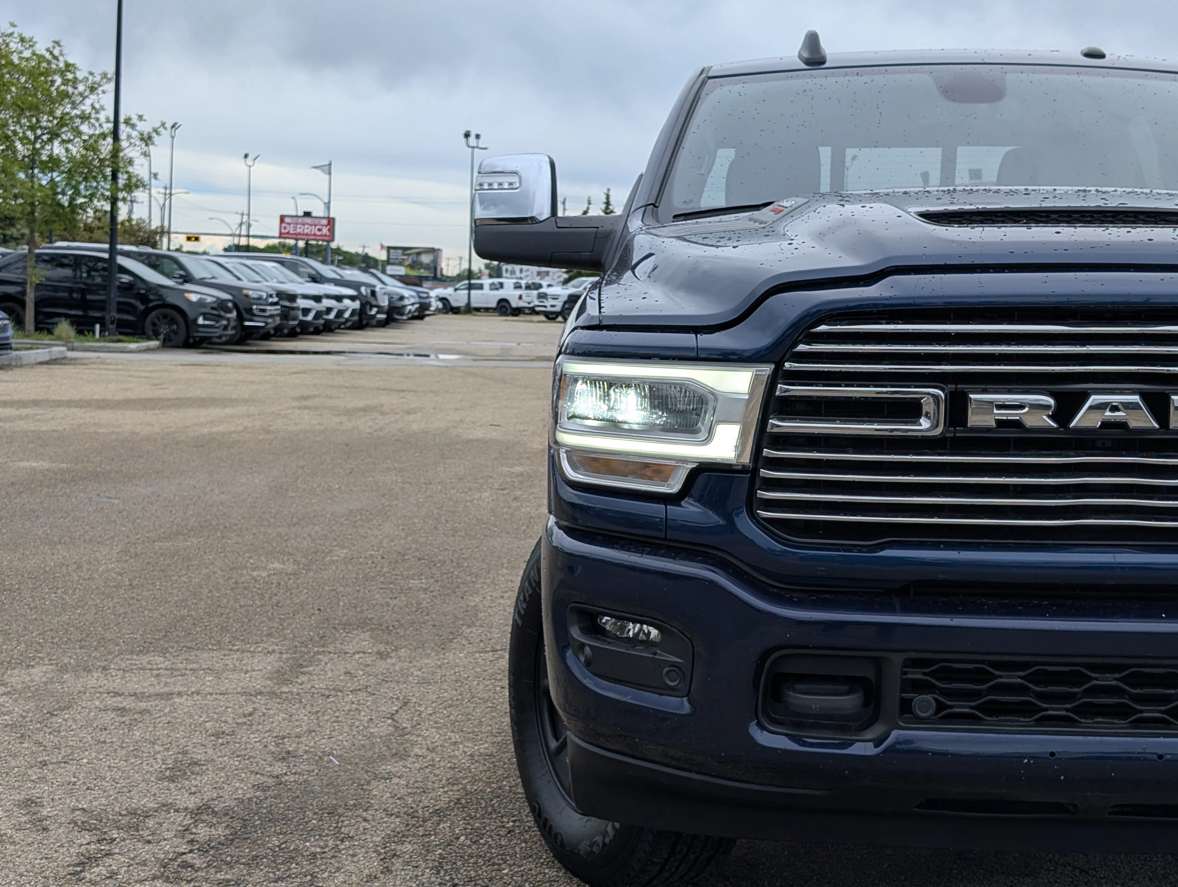 Used 2023 Patriot Blue Pearl Ram Laramie image 11