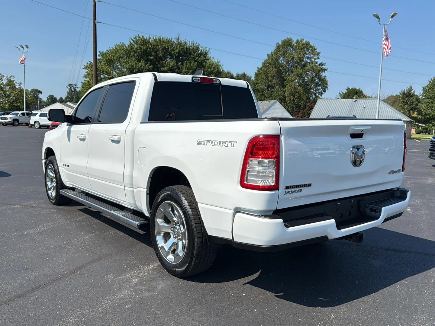 Used 2022 Bright White Clearcoat Ram Big Horn image 17