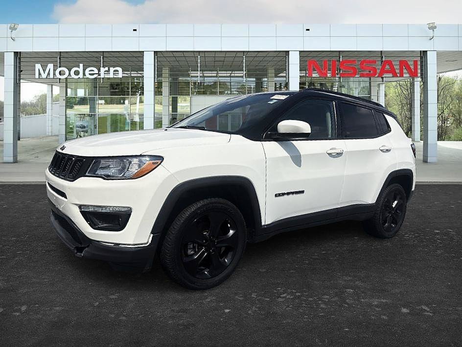 Used 2021 White Clearcoat Jeep Altitude image 1