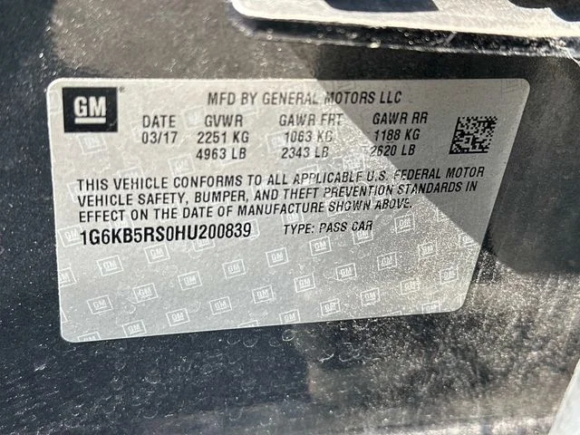 Used 2017 Gray Cadillac 3.6L image 17