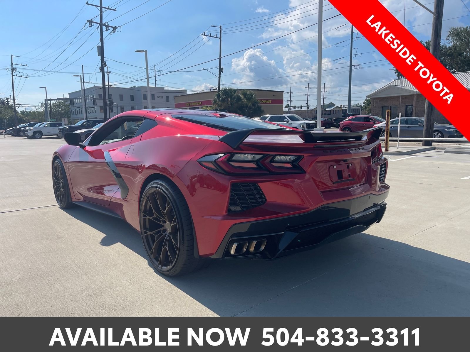 Used 2021 Red Chevrolet Stingray image 3