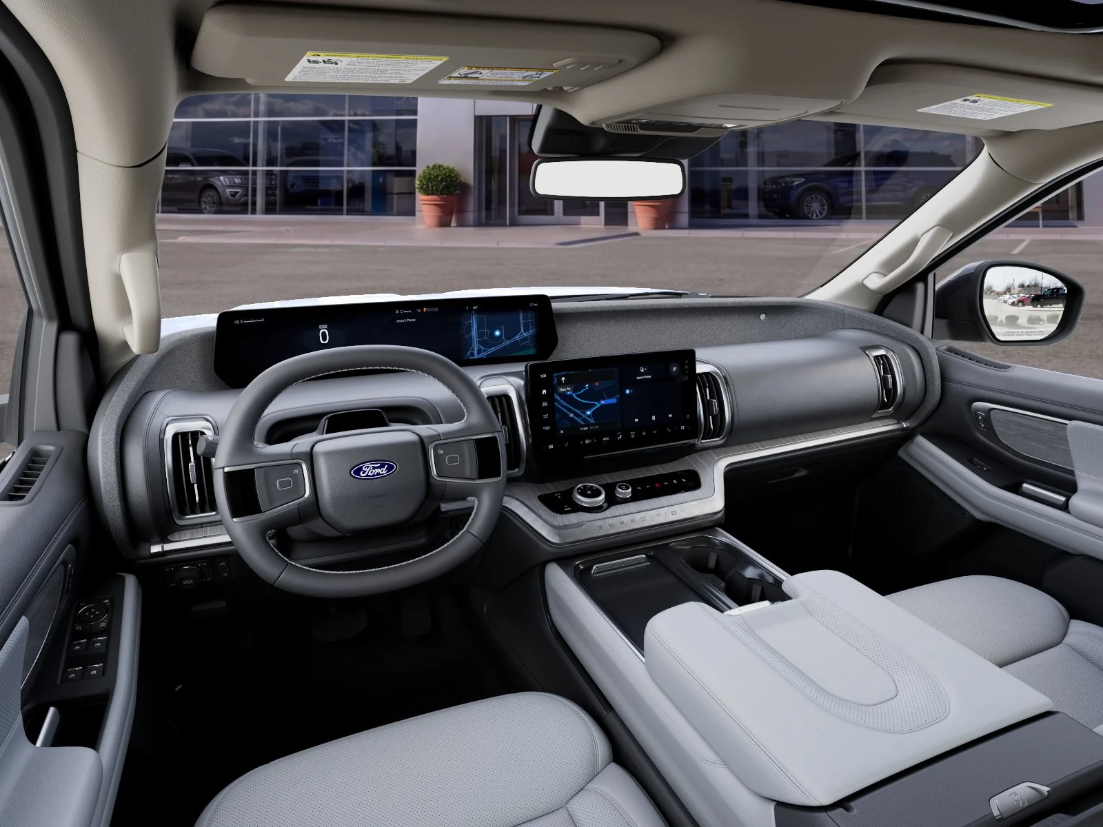 New 2027 Star White Metallic Tri-Coat Ford Platinum image 33