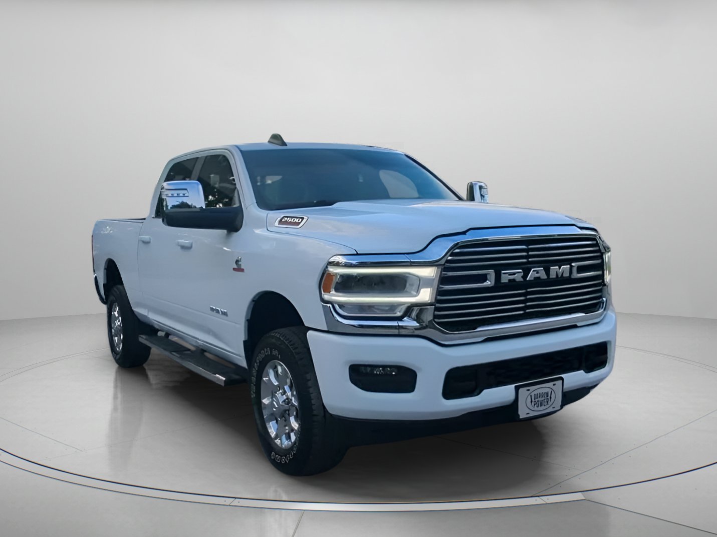 Certified Used 2024 Bright White Clearcoat Ram Laramie Crew Cab Pickup image 3