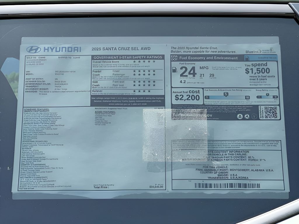 2025 Hyundai Santa Cruz SEL - Photo 21