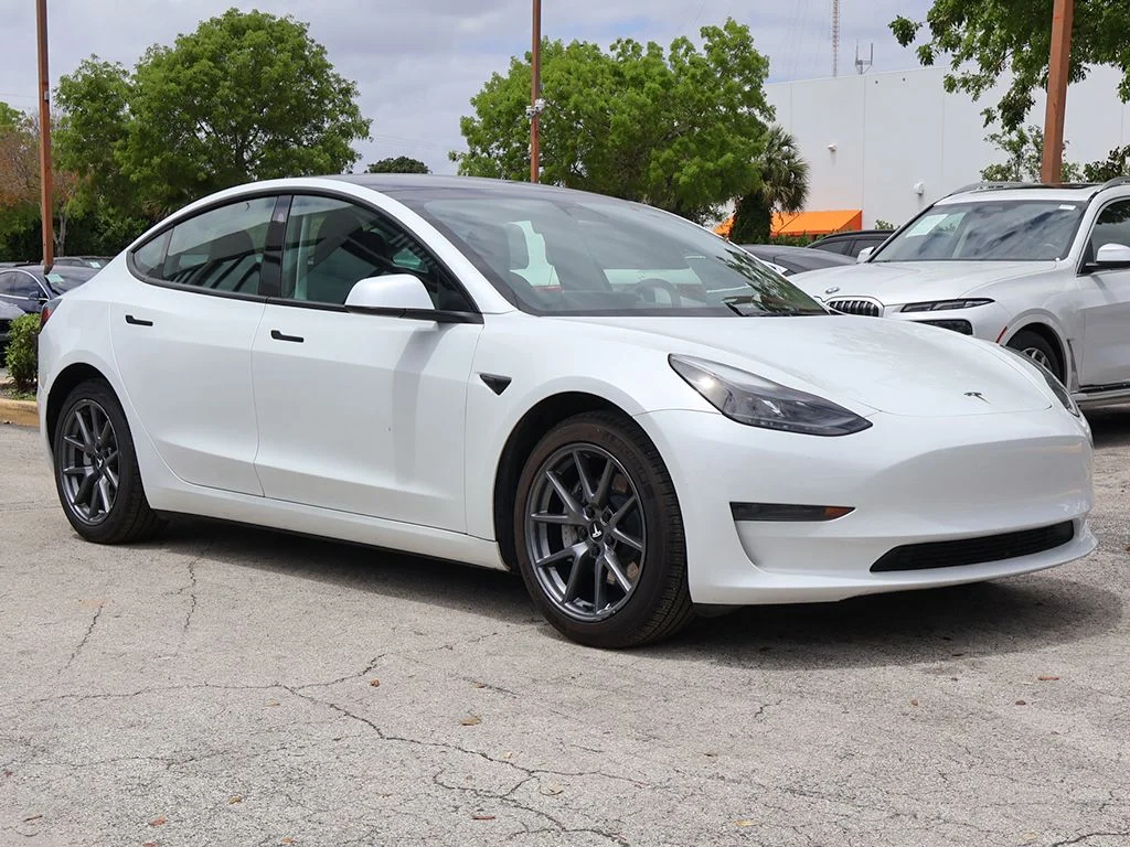Used 2023 Tesla Model 3 Base with VIN 5YJ3E1EA3PF504401 for sale in Miami, FL