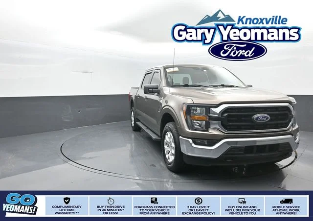Certified Used 2023 Stone Gray Metallic Ford XLT image 1