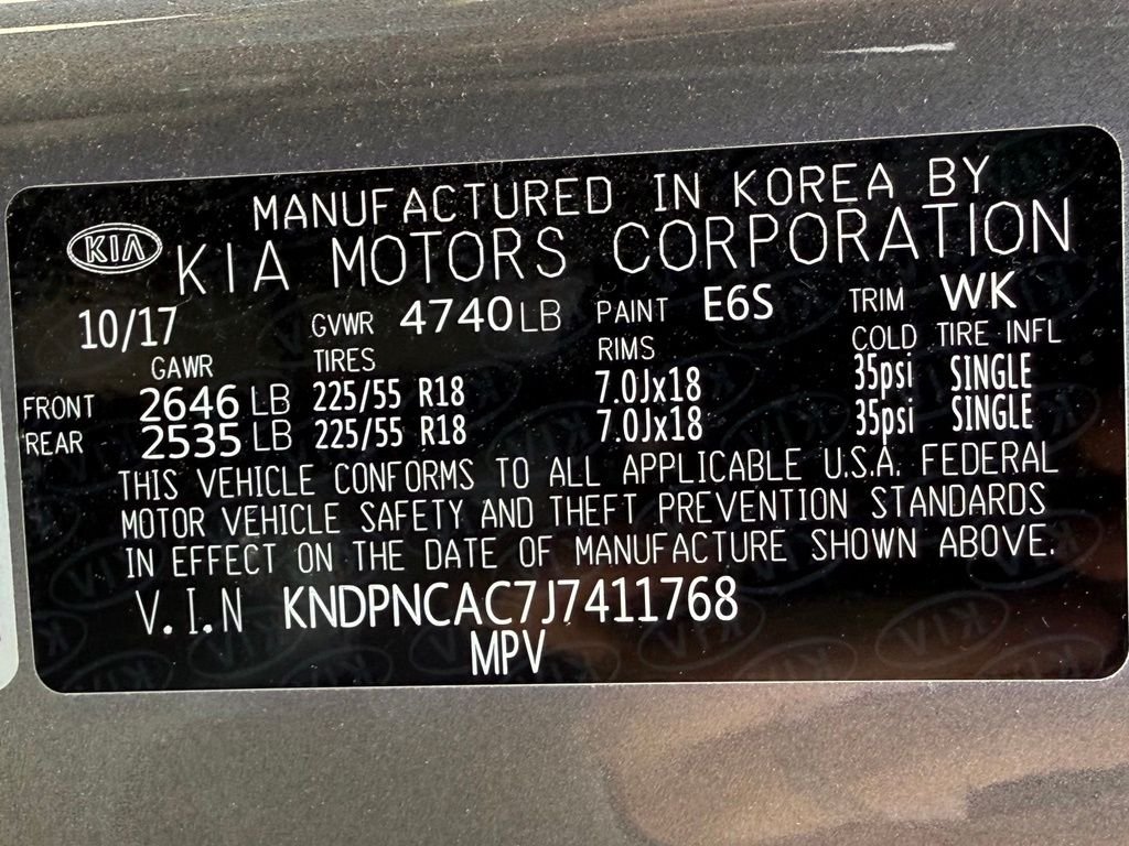 Used 2018 Silver Kia EX image 46