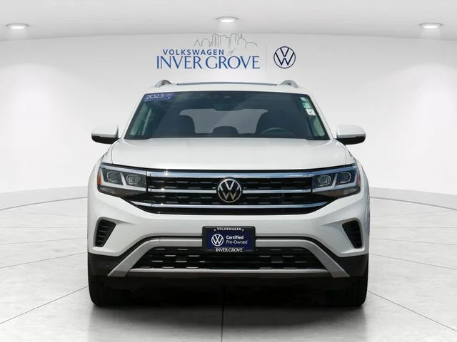 Certified 2023 Volkswagen Atlas SEL with VIN 1V2BR2CA3PC550086 for sale in Inver Grove Heights, Minnesota