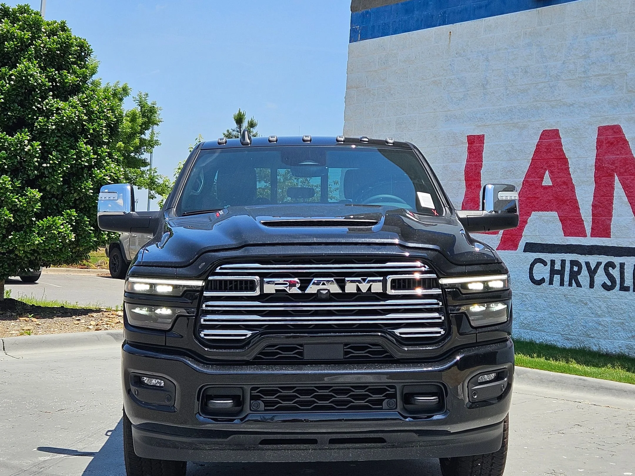 New 2026 Diamond Black Crystal Pearlcoat Ram Laramie image 2