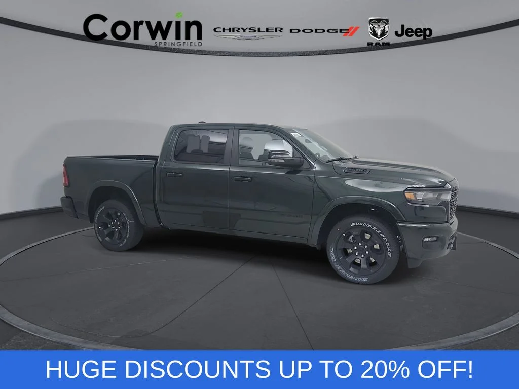 New 2026 Serrano-Green Metallic Exterior Paint RAM Big Horn/Lone Star image 1