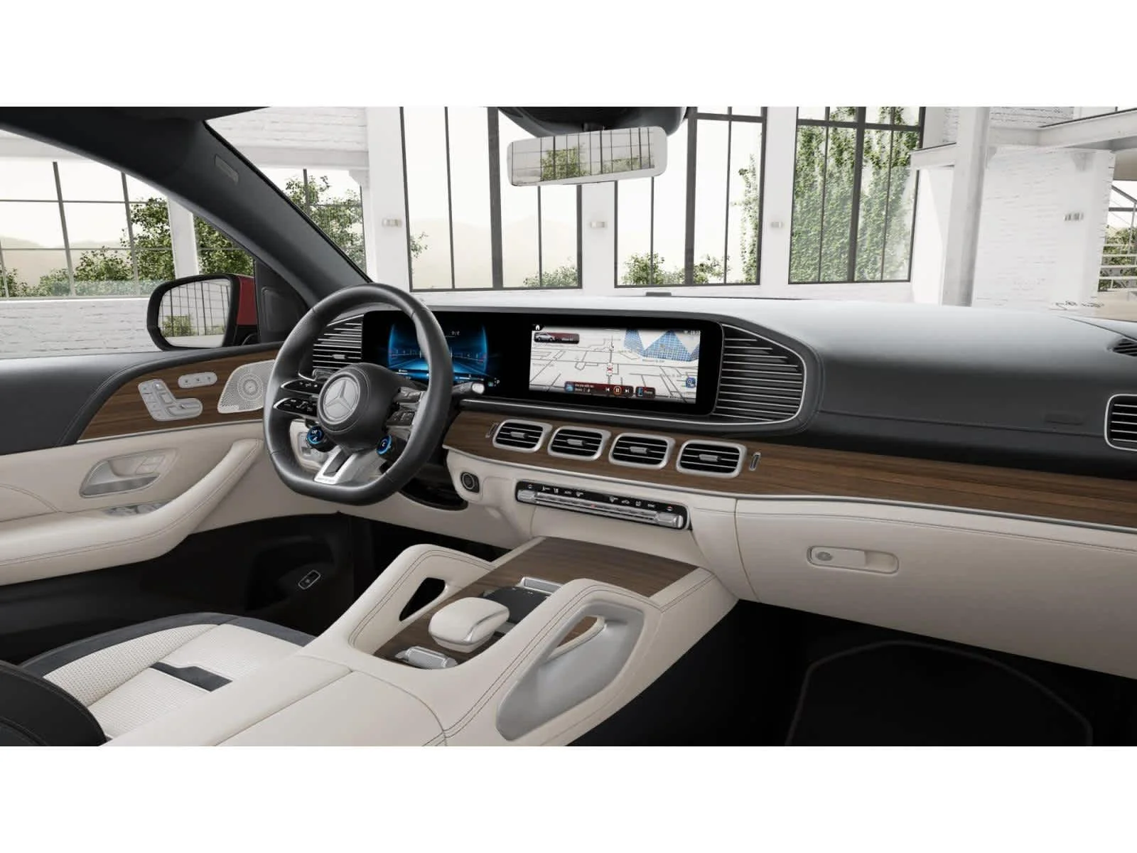 Used 2024 MANUFAKTUR Cardinal Red Metallic Mercedes-Benz AMG® GLE 53 image 5