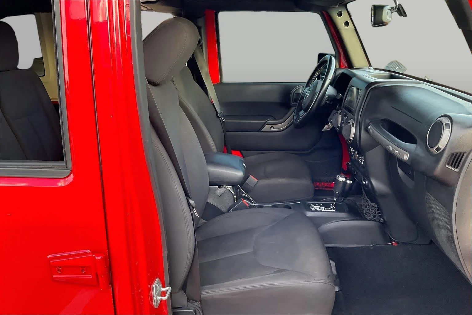 Used 2015 Firecracker Red Clear Coat Jeep Sport image 8