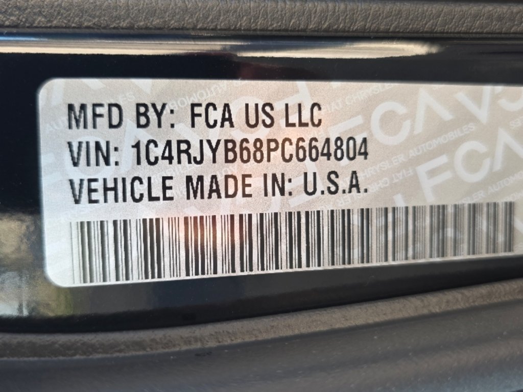 Used 2023 Diamond Black Crystal Pearl Coat Jeep 4xe image 36