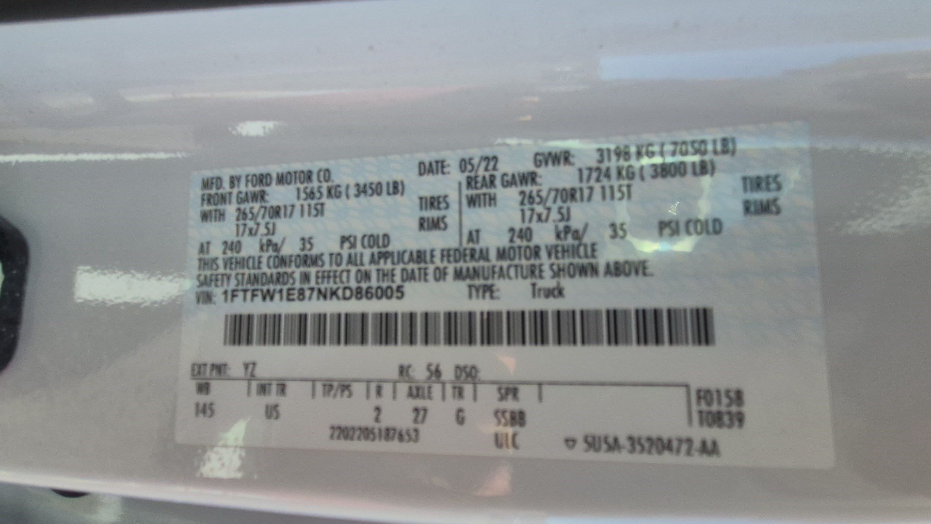 Used 2022 Oxford White Ford XLT image 32
