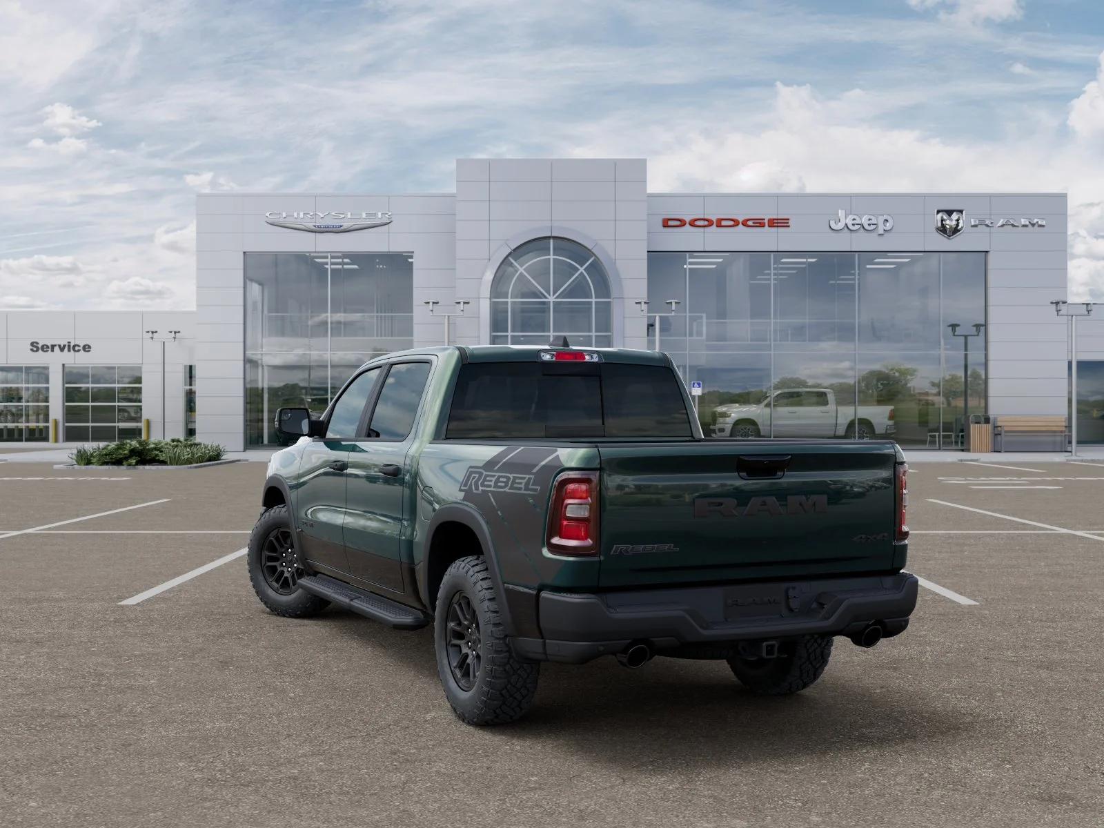 New 2026 Serrano-Green Metallic Exterior Paint RAM Rebel image 37
