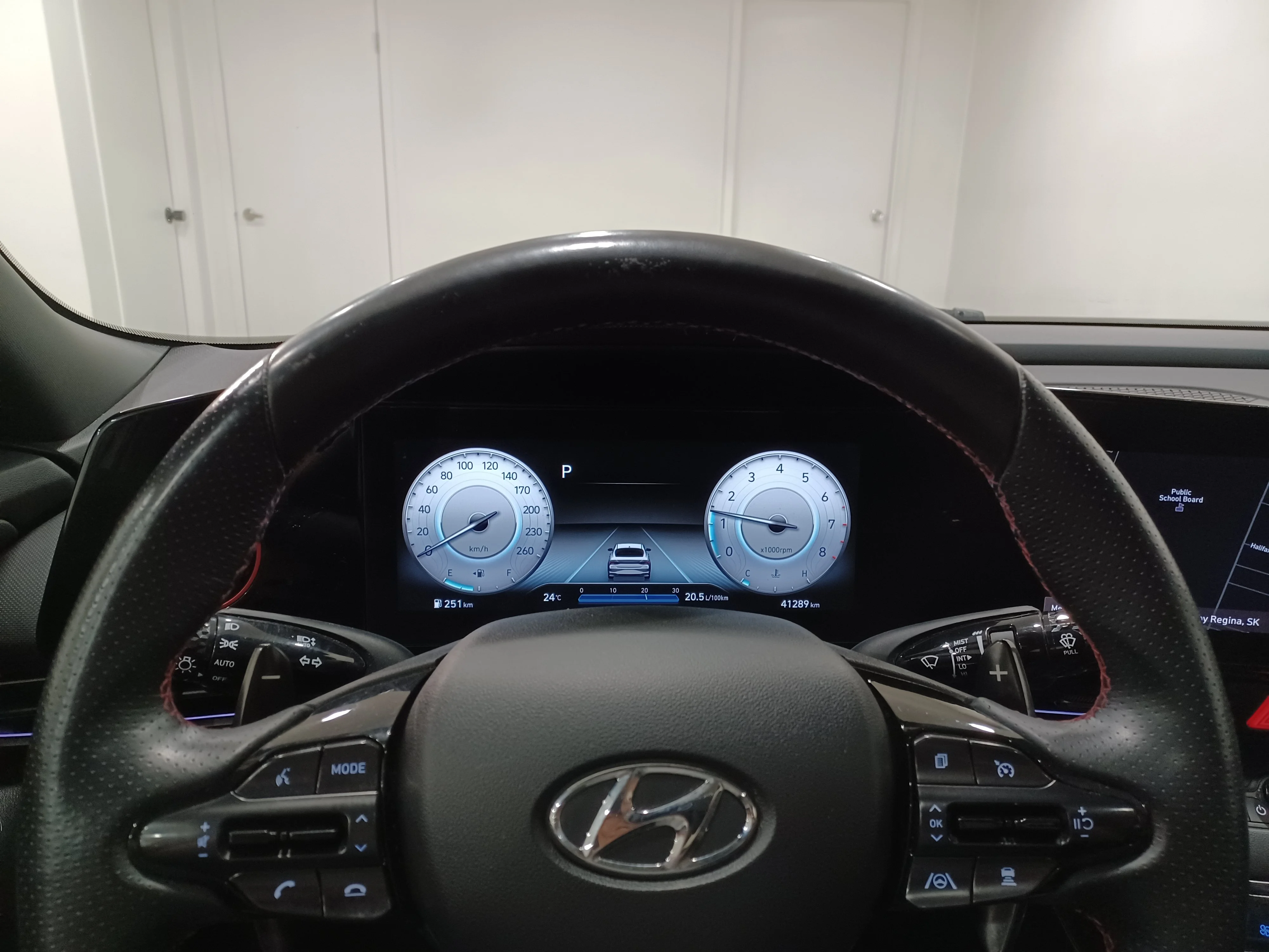 Certified Used 2023 Cyber Grey Hyundai N-Line Ultimate DCT*Adaptive Cruise | Remote Start | Nav | Htd Leather | Sunroof | Htd Wheel | BOSE image 15