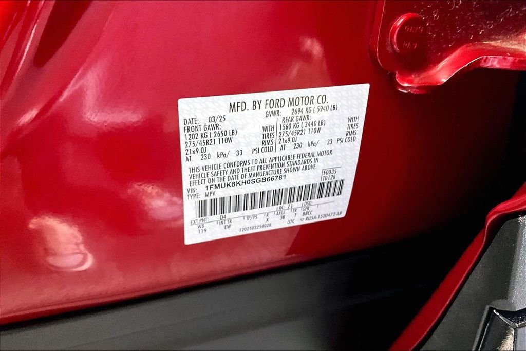 Used 2025 Red Metallic Ford ST-Line image 36