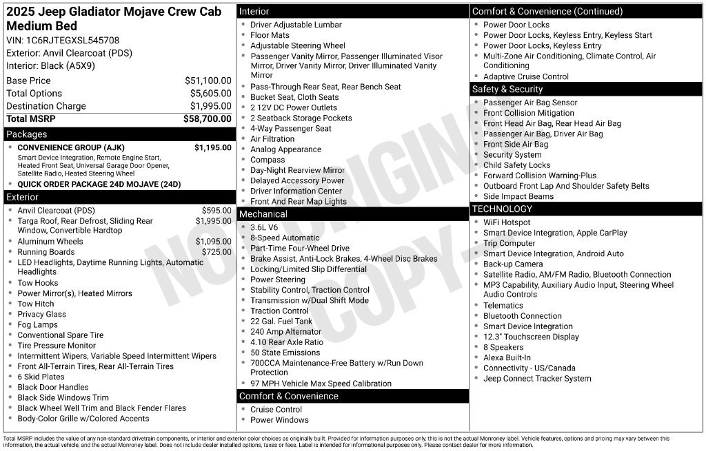 Used 2025 Gray Jeep Mojave image 30