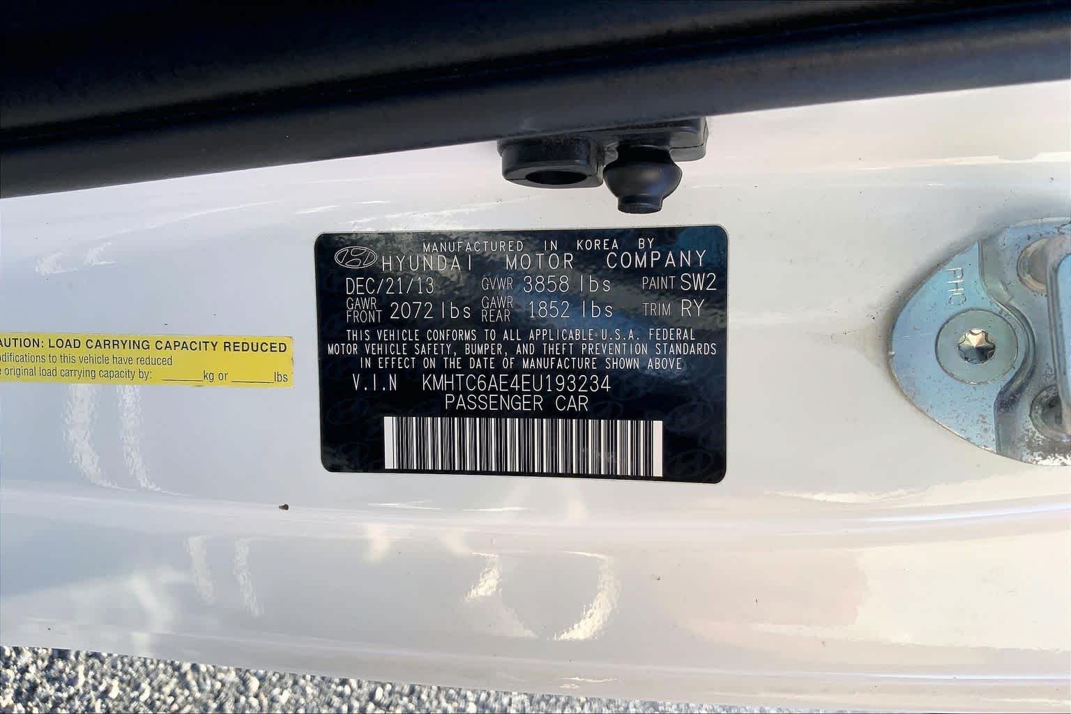 Used 2014 Elite White Pearl Hyundai Turbo image 29