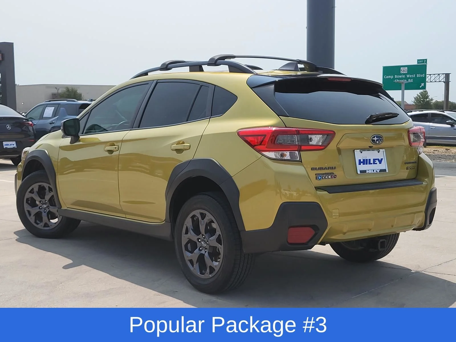 Used 2021 Yellow Subaru Sport image 3