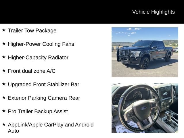 Used 2018 Shadow Black Ford Limited image 8