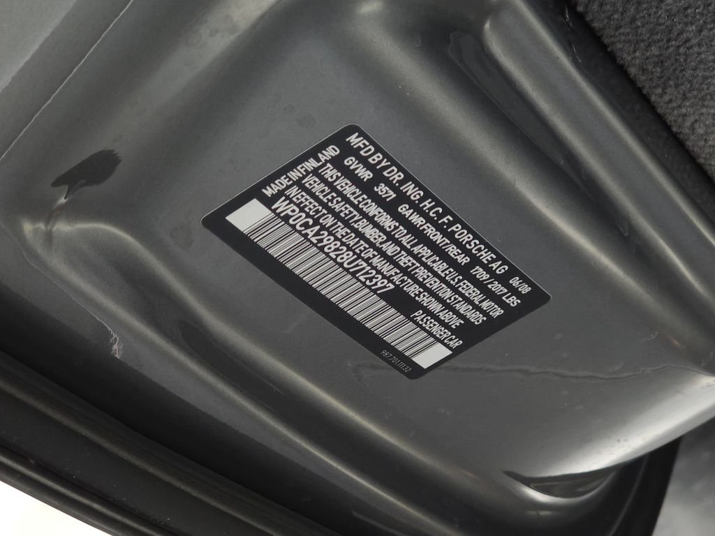 Used 2008 Meteor Gray Metallic Porsche Base image 30