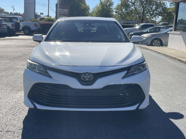 Used 2019 Super White Toyota LE image 2