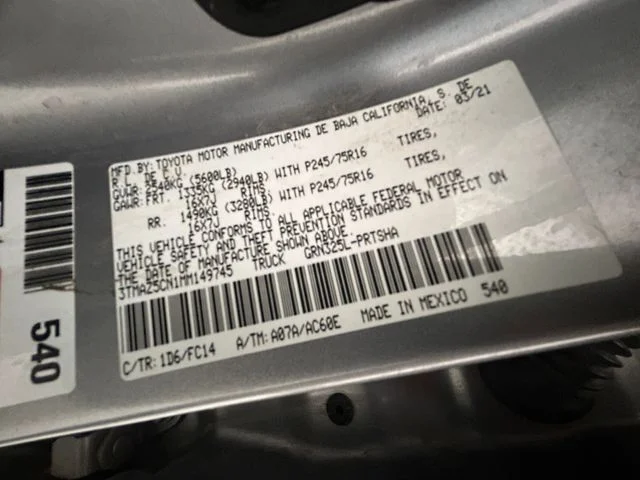 Used 2021 Silver Toyota SR5 image 20