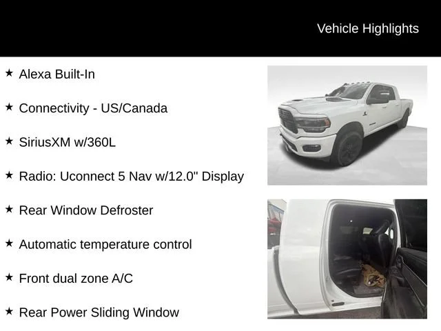 Used 2024 White Ram Laramie Crew Cab 4x4 6