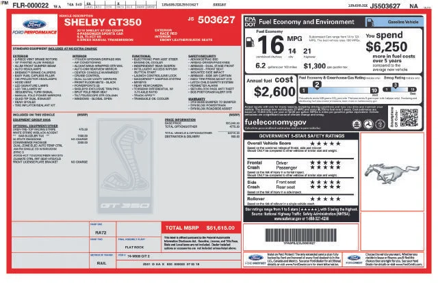 Used 2018 Race Red Ford Shelby GT350 image 31