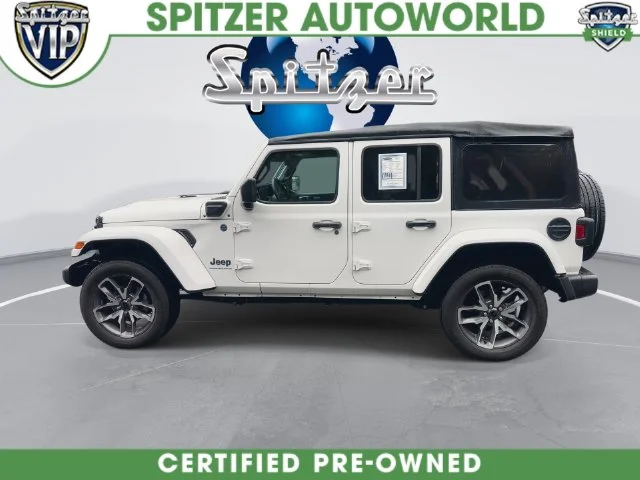 Used 2024 White Jeep Sport S 4xe image 6