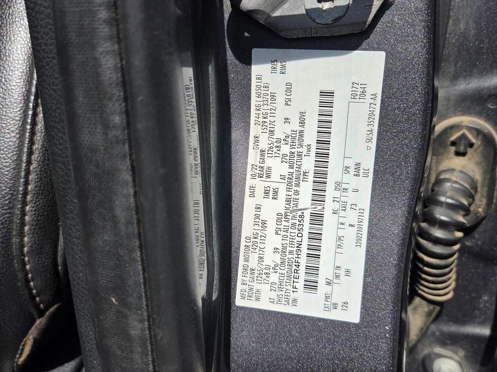 Used 2022 Gray Ford Lariat image 17