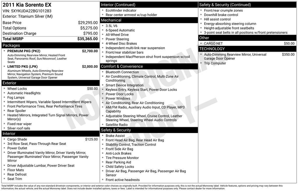 Used 2011  Kia EX image 1