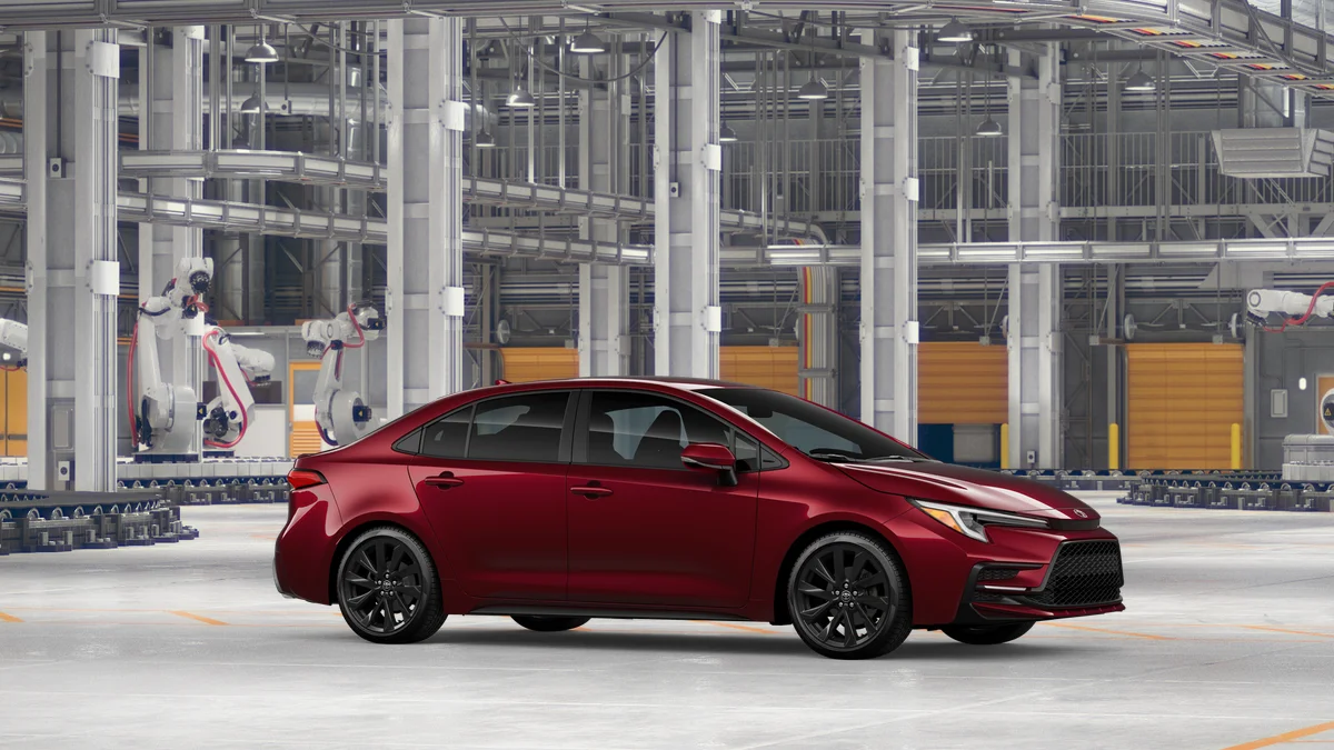 New 2026 Ruby Flare Pearl Toyota SE image 13