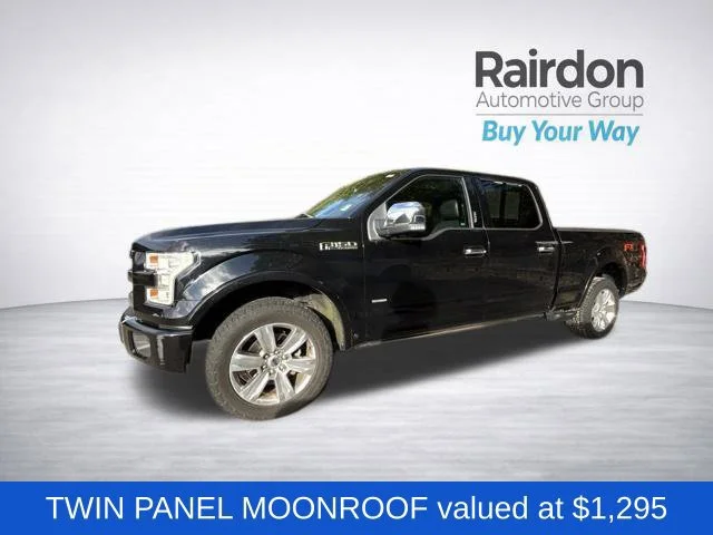 Used 2016 Shadow Black Ford Platinum image 3