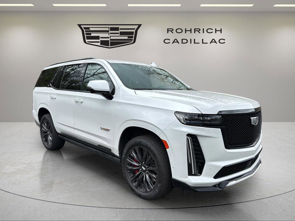Certified Used 2023 Crystal White Tricoat Cadillac Escalade-V image 4