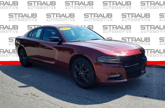 Used 2021 Red Dodge SXT image 1