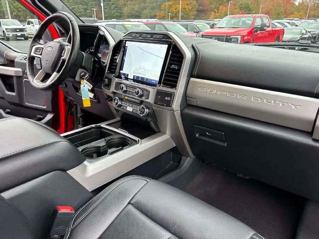 Used 2022 Race Red Ford Lariat image 18