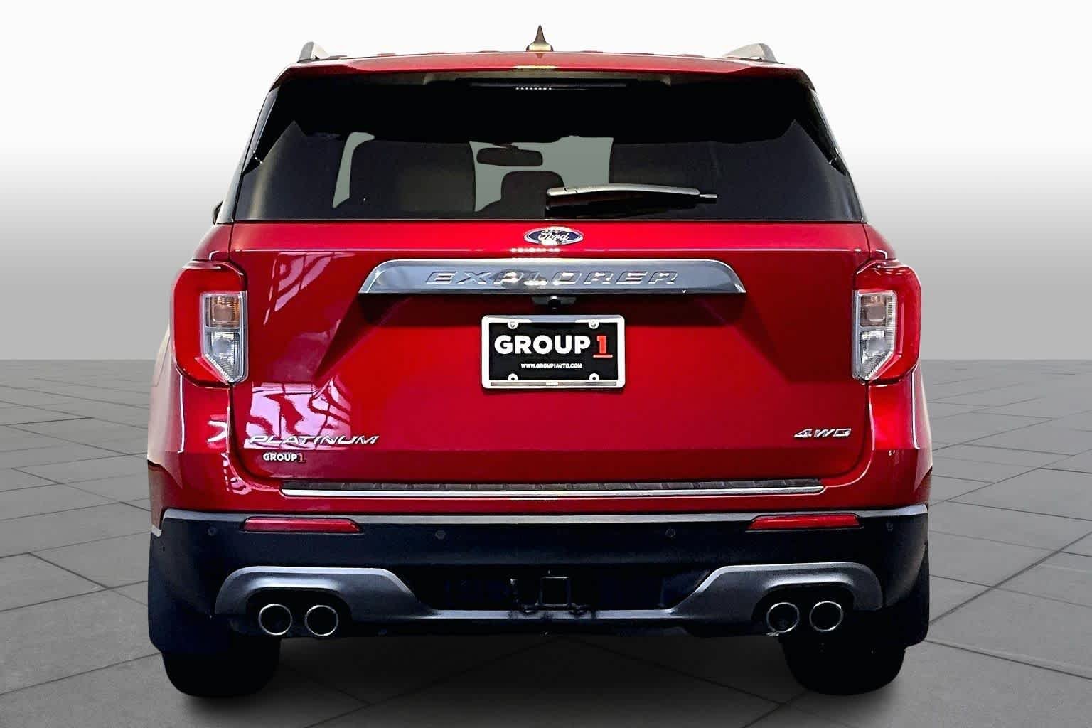 Used 2021 Rapid Red Metallic Tinted Clearcoat Ford Platinum image 7