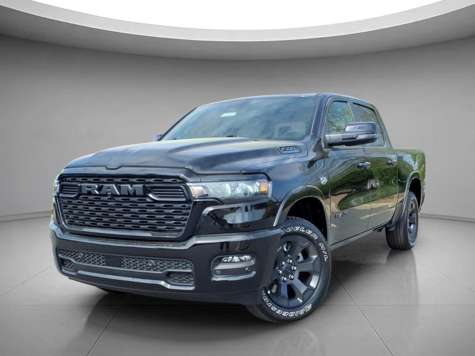 New 2026 Diamond Black Crystal Pearl-Coat Exterior Paint RAM Big Horn image 1