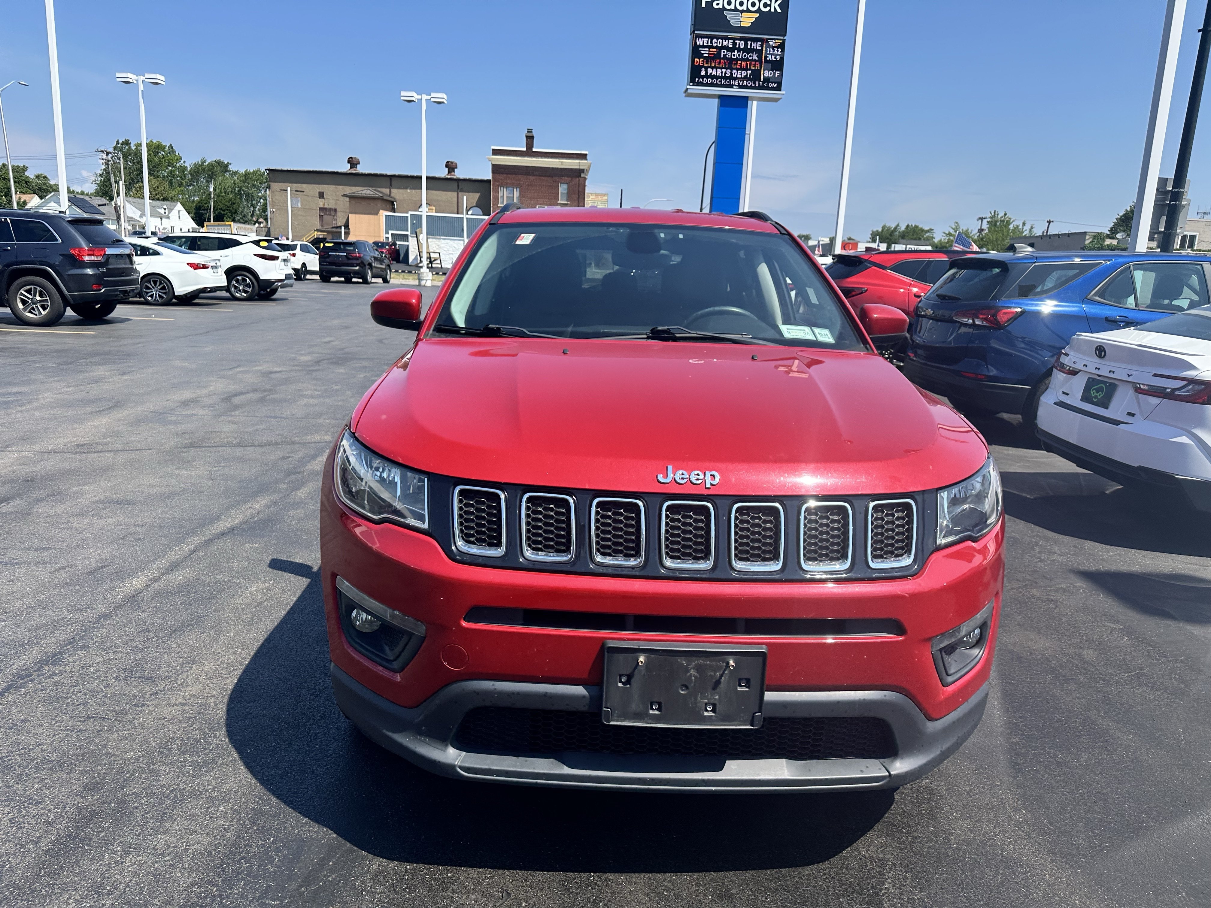 Used 2018 Jeep Compass Latitude with VIN 3C4NJDBB3JT131694 for sale in Kenmore, NY