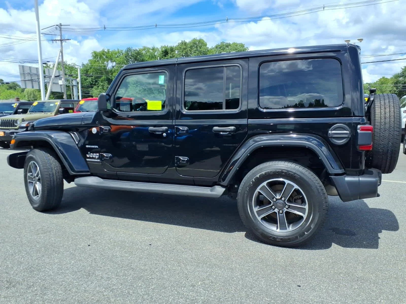 Certified Used 2023 Black Clearcoat Jeep Sahara image 12