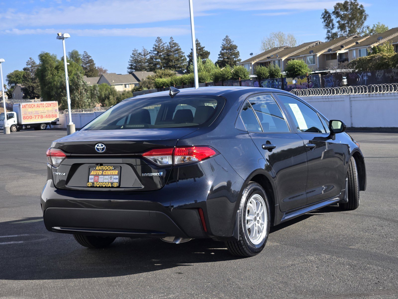 Used 2022 Black Toyota Hybrid LE image 4
