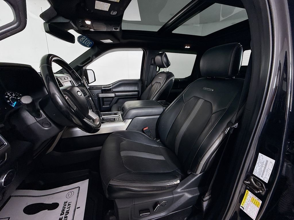 Used 2018 Shadow Black Ford Platinum image 2