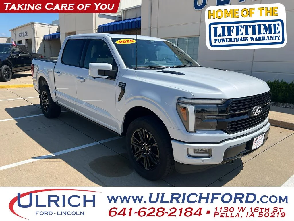 Used 2025 Space White Metallic Ford Platinum image 1