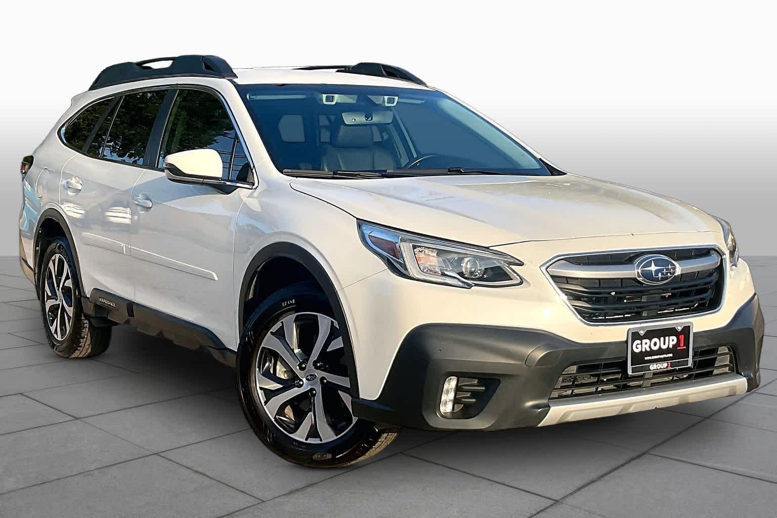 Used 2021 Crystal White Pearl Subaru Limited image 3
